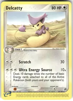 Delcatty 34/100 Uncommon Sandstorm Pokemon Lightly Played - Image 1