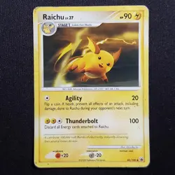 Raichu 45/100 Uncommon Majestic Dawn Pokemon Damaged - Image 1