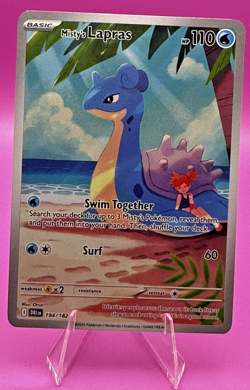 Misty's Lapras 194/182 Destined Rivals Holo | Illustration Rare | POKEMON - Image 1