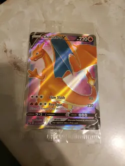 Pokemon TCG Charizard V SWSH Black Star Promo SWSH050 Holo Promo - Image 1