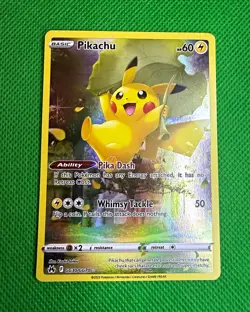 The Pokemon Company Pikachu GG30/GG70 Crown Zenith GG Ultra Rare Holo Full Art. - Image 1