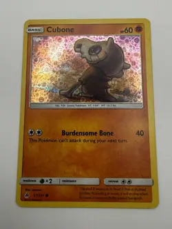 Pokemon Sun & Moon #57/131 General Mills Promo Holo Cubone MP - Image 1