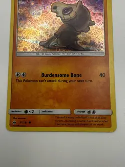 Pokemon Sun & Moon #57/131 General Mills Promo Holo Cubone MP - Image 3