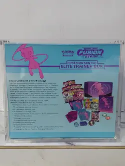 Fusion Strike Elite Trainer Box Pokemon Center Exclusive ETB Acrylic Case Includ 820650809941 - Image 2