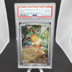 Eevee 173 SVP Scarlet & Violet Promo Holo ENG 2025 Basic 50 HP PSA 8 - Image 1