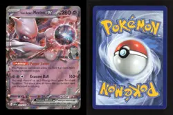 Team Rocket's Mewtwo ex 081/182 Destined Rivals NM/M Pokemon - Image 3