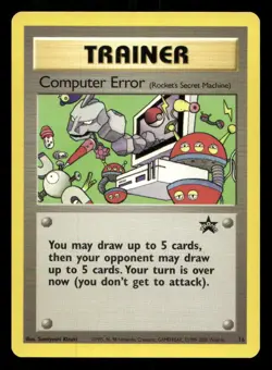 Computer Error 16 Wizards Black Star Promos LP Pokemon - Image 1