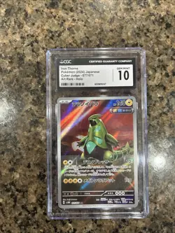 2024 Pokemon Iron Thorns_Sv5 Cyber Judge Rare Holo 077/071 CGC Gem Mint 10 JPN - Image 1