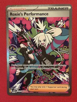 Roxie's Performance - 121/086 - Chaos Rising Special Illustration Rare Holo NM - Image 1