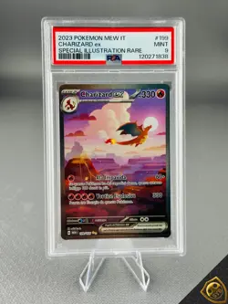 Pokemon CHARIZARD EX 199/165 PSA 9 MEW 151 Special Italiano - Molto Bella - Image 2