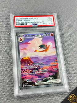Pokemon CHARIZARD EX 199/165 PSA 9 MEW 151 Special Italiano - Molto Bella - Image 4