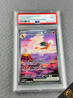 Pokemon CHARIZARD EX 199/165 PSA 9 MEW 151 Special Italiano - Molto Bella - Image 5