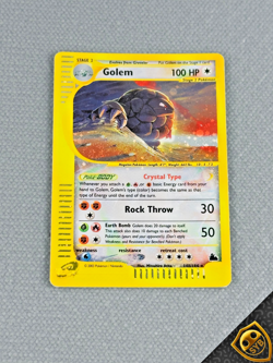 Golem Crystal 148 SWIRL Skyridge ENG HOLO Secret Raro Pokemon ( No Charizard ) - Image 1