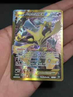 2016 Pokemon TCG Alakazam EX 125/124 Fates Collide SR MINT SUPER CLEAN !!!! - Image 2