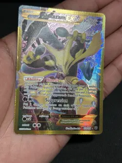 2016 Pokemon TCG Alakazam EX 125/124 Fates Collide SR MINT SUPER CLEAN !!!! - Image 3