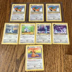 3 Copies Of Dragonite 05/53 Wotc Promo Movie Promo 1999 With Free Evolution Line - Image 1