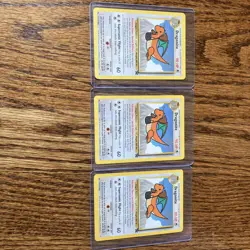 3 Copies Of Dragonite 05/53 Wotc Promo Movie Promo 1999 With Free Evolution Line - Image 2