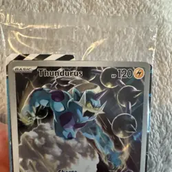 Thundurus - Pokemon Center Exclusive Stamped Promo Sealed (SVP209 - Black Bolt) - Image 2