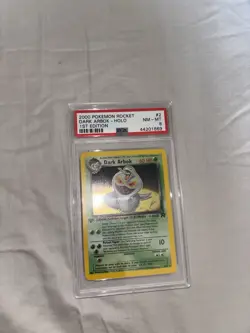 Pokemon TCG Dark Arbok 2/82 Team Rocket 1st Edition PSA 8 Holo Eng 60HP - Image 1