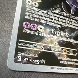 Mewtwo 052 Sv: Scarlet & Violet Promo Cards Holo English 130 HP 2023 - Image 4