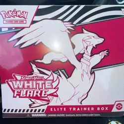 Pokemon TCG: Scarlet & Violet - WHITE FLARE Elite Trainer Box FACTORY SEALED ETB - Image 1