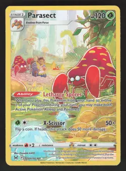 Parasect TG01/TG30 Pokemon TCG Lost Origin Trainer Gallery NM - Image 1