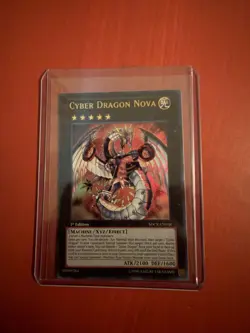 Cyber Dragon Nova SDCR-EN038 Yu-Gi-Oh 1st Edition NM/LP Foil - Image 1