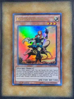 Yugioh Kozmo Farmgirl CORE-EN082 Ultra Rare 1st Ed LP - Image 1