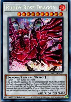 Ruddy Rose Dragon MP22-EN077 2022 Yu-Gi-Oh 1st Edition LP - Image 1