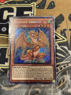 1x (NM) Hundred Dragon - DLCS-EN146 - Secret Rare - Limited Edition YuGiOh - Image 1