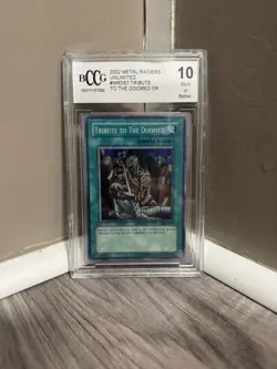 Yu-Gi-Oh! Tribute to the Doomed Slab Graded 10 | MRD-057 Unlimited - Image 1