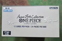 ONE PIECE CARD GAME EXTRA BOOSTER ANIME 25TH COLLECTION BX factory sealed BANDAI - Image 3