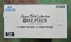ONE PIECE CARD GAME EXTRA BOOSTER ANIME 25TH COLLECTION BX factory sealed BANDAI - Image 5