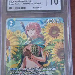 Rebecca Alt Art Parallel Super Rare OP10-058 Royal Blood CGC 10 One Piece EN - Image 1