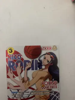 Nico Robin One Piece card game ROUND 1 Promo EB03-054 English - Image 2