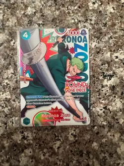 Round 1 x One Piece TCG Roranoa Zoro Promo PRB02-006 - ENGLISH - Image 1
