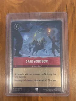 Disney Lorcana-Winterspell-Grab Your Bow-#131-Cold Foil-M/NM - Image 1