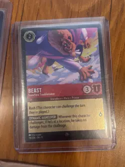 Disney Lorcana-Winterspell-Beast-Snowfield Troublemaker-#118-Cold Foil-M/NM - Image 1