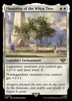 Flowering of the White Tree / Magic MTG / Lord of the Rings - Rare - NM - Image 1