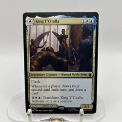 King T'Challa - Marvel Super Heroes - MTG - Magic the Gathering - Mythic - Image 2