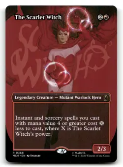 The Scarlet Witch (Borderless) 368 Marvel Super Heroes NM/M MTG - Image 1
