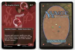 The Scarlet Witch (Borderless) 368 Marvel Super Heroes NM/M MTG - Image 3