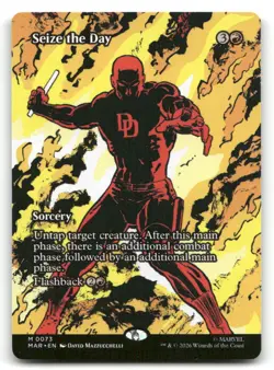 Seize the Day (Borderless) 73 Marvel Universe Eternal-Legal NM/M MTG - Image 1