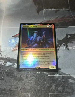 Gandalf the Grey [R] 207 Foil Universes Beyond: the Lord of the Rings MtG - NM - Image 2