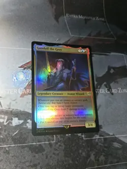 Gandalf the Grey [R] 207 Foil Universes Beyond: the Lord of the Rings MtG - NM - Image 3