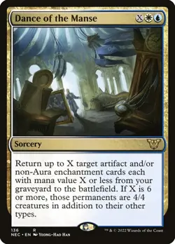 MTG Dance of the Manse ** Neon Dynasty Commander ** English - Image 1