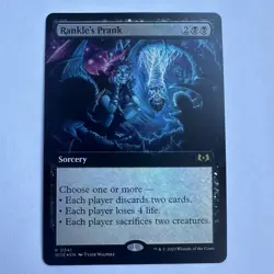 Rankle's Prank (Extended Art) 341 NM Foil R Wilds of Eldraine MTG - Image 1