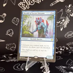 Herald of Secret Streams Ixalan Magic the Gathering Card, Regular NM Condition - Image 1