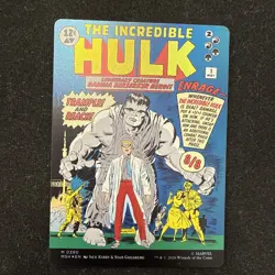 Bruce Banner / The Incredible Hulk (0390) - Foil - Borderless MTG Marvel Heroes - Image 1
