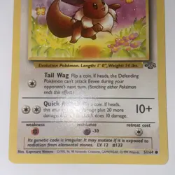 Pokemon TCG Eevee Jungle 51/64 Regular Unlimited Common - Image 2